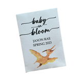 Dinosaur Baby Shower Seed Packet Favors